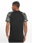 T-shirt TB639 Raglan Contrast Blk/Darkcamo