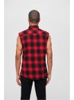 Koszula BD4031 Checkshirt Sleeveless Red/Black
