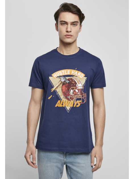 T-shirt Hustle Hard Always Light Navy