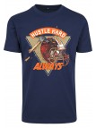 T-shirt Hustle Hard Always Light Navy