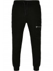Spodnie Dresowe Shiny Zipper Utility Fleece Black