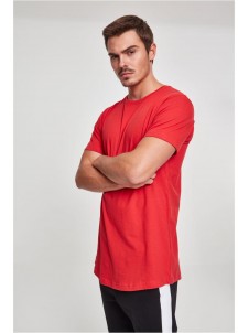 T-shirt Shaped Long Fire Red