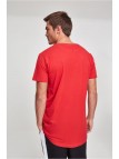 T-shirt Shaped Long Fire Red