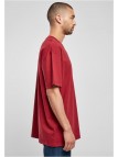 T-shirt Oversized Distressed Brickred