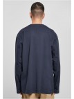 Longsleeve Heavy Oversized Garment Dye Darkblue