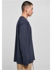 Longsleeve Heavy Oversized Garment Dye Darkblue