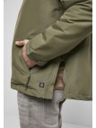 Zimowa Kurtka BD3173 Windbreaker Sherpa Olive