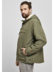 Zimowa Kurtka BD3173 Windbreaker Sherpa Olive