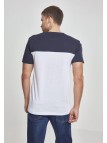 T-shirt TB969 3-Tone Pocket White/Navy/Red