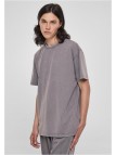 T-shirt Heavy Oversized Acid Wash Asphalt