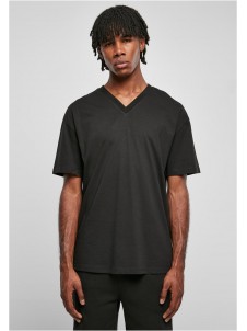 T-shirt Organic Oversized V-Neck Black