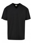 T-shirt Organic Oversized V-Neck Black