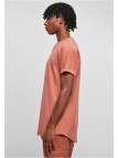 T-shirt Long Shaped Turnup Terracotta