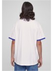 T-shirt Oversized Ringer White/Royal