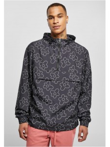 Kurtka Flower AOP Pull Over Blackflower 3XL