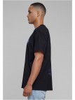 T-shirt Grid Head Butterfly Oversize Black