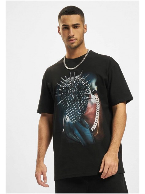 T-shirt Thorned Mask Oversize Black