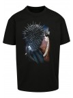 T-shirt Thorned Mask Oversize Black