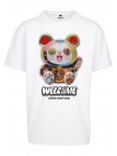 T-shirt Welcome Cat Heavy Oversize White