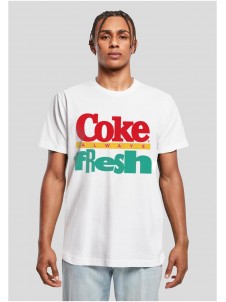 T-shirt Coca Cola 90's Logo White