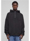 Bluza Oversized Polar Fleece Half Black