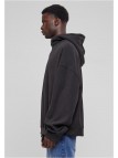 Bluza Oversized Polar Fleece Half Black