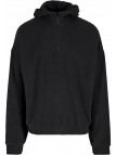 Bluza Oversized Polar Fleece Half Black