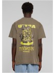 T-shirt Ultraprovocateur Acid Heavy Oversize Darkkhaki