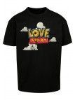 T-shirt Love Story Heavy Oversize Black