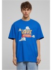 T-shirt Love Story Heavy Oversize Cobalt Blue