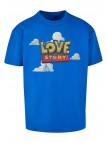 T-shirt Love Story Heavy Oversize Cobalt Blue