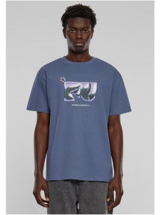 T-shirt FU Heavy Oversize Vintageblue