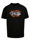 T-shirt Never ending... Heavy Oversize Black