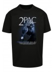 T-shirt Tupac All F*ck the World 2.0 Oversize Black