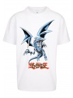 T-shirt Yu-Ghi-Oh Blue Eyes White Dragon Heavy Oversize White
