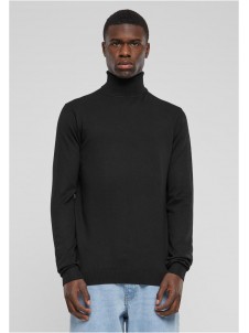 Sweter Knitted Turtleneck Black