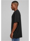 T-shirt Organic Oversized Rib Black