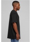 T-shirt Organic Oversized Rib Black