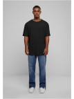 T-shirt Organic Oversized Rib Black