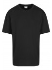 T-shirt Organic Oversized Rib Black