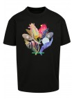 T-shirt Coral Oversize Black