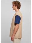 T-shirt Organic Oversized Colorblock Unionbeige