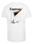T-shirt Espresso M Club White