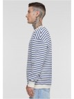 Bluza Striped Whitesand/Vintageblue