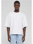 T-shirt Organic Oversized Cropped White