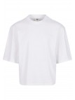 T-shirt Organic Oversized Cropped White