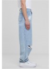 Spodnie Heavy Ounce Knee Cut Baggy Light Blue Washed