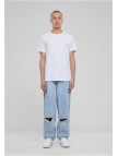 Spodnie Heavy Ounce Knee Cut Baggy Light Blue Washed