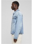 Kurtka Jeansowa TB6633 Heavy Ounce Boxy Denim Light Blue Washed