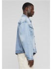 Kurtka Jeansowa TB6633 Heavy Ounce Boxy Denim Light Blue Washed